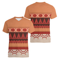 Polynesian Princess Inspired Cosplay Costume Women V-Neck T-Shirt