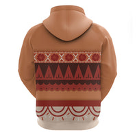 Polynesian Princess Inspired Cosplay Costume Zip Hoodie