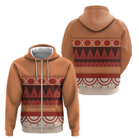 Polynesian Princess Inspired Cosplay Costume Zip Hoodie