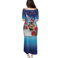 New Zealand Kiwi Christmas Family Matching Puletasi and Hawaiian Shirt Xmas Vibe LT05 - Polynesian Pride