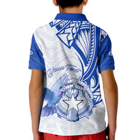 Personalised Northern Mariana Islands Commonwealth Day Kid Polo Shirt Simple Style LT05 - Polynesian Pride