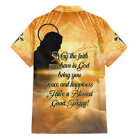 Happy Good Friday Family Matching Off Shoulder Long Sleeve Dress and Hawaiian Shirt God Will Bless You LT05 - Polynesian Pride