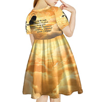 Happy Good Friday Kid Short Sleeve Dress God Will Bless You LT05 - Polynesian Pride