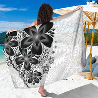 Polynesia Romantic Valentine Sarong Sea Turtle Couple With White Plumeria