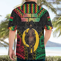 Vanuatu 46th Anniversary Independence Day Hawaiian Shirt Melanesian Warrior With Sand Drawing Pattern LT05 - Polynesian Pride