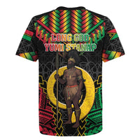 Vanuatu 45th Anniversary Independence Day Rugby Jersey Melanesian Warrior With Sand Drawing Pattern LT05