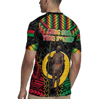 Vanuatu 45th Anniversary Independence Day Rugby Jersey Melanesian Warrior With Sand Drawing Pattern LT05