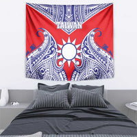 Taiwan Tapestry Austronesian Tribal Tattoo Red - Polynesian Pride