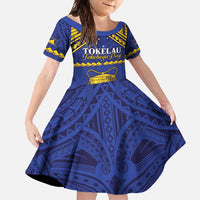 Personalised Tokelau Happy Tokehega Day Family Matching Mermaid Dress and Hawaiian Shirt Polynesian Tribal Tattoo