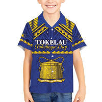 Personalised Tokelau Happy Tokehega Day Hawaiian Shirt Polynesian Tribal Tattoo