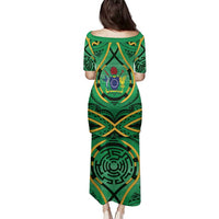 Cook Islands Constitution Day Family Matching Puletasi and Hawaiian Shirt 60th Anniversary - Polynesian Pride