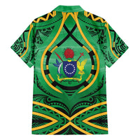 Cook Islands Constitution Day Family Matching Summer Maxi Dress and Hawaiian Shirt 60th Anniversary - Polynesian Pride