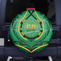 Cook Islands Constitution Day Spare Tire Cover 60th Anniversary - Polynesian Pride