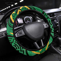 Cook Islands Constitution Day Steering Wheel Cover 60th Anniversary - Polynesian Pride