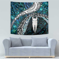 New Zealand Aotearoa Tapestry Maori Hei Rehua Paua Shell Glitter Green