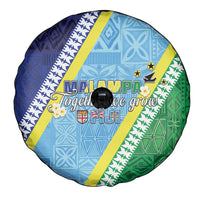Love Malampa Fiji Day Spare Tire Cover Together We Grow