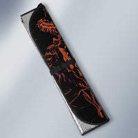 Aloha Halloween Auto Sun Shade Horror Tiki Heavy Metal Style - Polynesian Pride