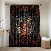 Aloha Halloween Bathroom Set Horror Tiki Heavy Metal Style - Polynesian Pride
