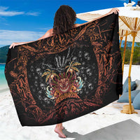 Aloha Halloween Sarong Horror Tiki Heavy Metal Style - Polynesian Pride