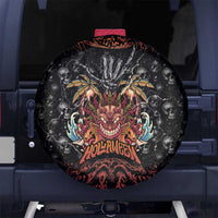 Aloha Halloween Spare Tire Cover Horror Tiki Heavy Metal Style - Polynesian Pride