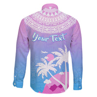 Personalised Fiji Your Paradise Festival Family Matching Tank Maxi Dress and Hawaiian Shirt With Fijian Masi Tapa Pattern LT05 - Polynesian Pride