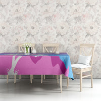 Fiji Your Paradise Festival Tablecloth With Fijian Masi Tapa Pattern LT05 - Polynesian Pride