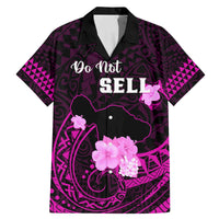 Hawaii Strong Maui Family Matching Mermaid Dress and Hawaiian Shirt Lahaina Is Not For Sale LT05 Dad's Shirt - Short Sleeve Pink - Polynesian Pride
