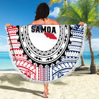 Samoa Black Saturday Beach Blanket Polynesian Tribal Simple Style LT05 - Polynesian Pride