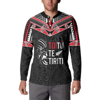 Aotearoa Toitu Te Tiriti Button Sweatshirt New Zealand Honour The Treaty