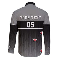 Custom New Zealand Cricket Family Matching Off Shoulder Short Dress and Hawaiian Shirt Black Cap Unbeatable