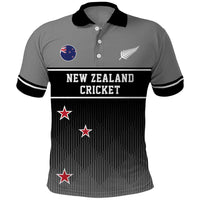 Custom New Zealand Cricket Polo Shirt Black Cap Unbeatable
