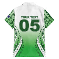 Custom Cook Islands Avaiki Rugby Family Matching Tank Maxi Dress and Hawaiian Shirt Go Champions LT05 - Polynesian Pride