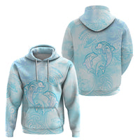 Polynesia Dolphins Under The Sea Zip Hoodie Simple Style LT05 - Polynesian Pride