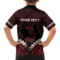Personalised Tonga Happy Father's Day Hawaiian Shirt Ofa Lahi Atu Dad Polynesian Tribal