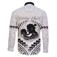 Personalised New Zealand Happy Father's Day Family Matching Summer Maxi Dress and Hawaiian Shirt Aroha Ahau Ki A Koe Papa Polynesian Tribal