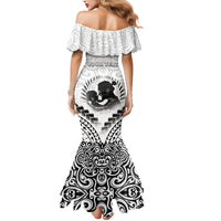 Personalised New Zealand Happy Father's Day Mermaid Dress Aroha Ahau Ki A Koe Papa Polynesian Tribal LT05 - Polynesian Pride