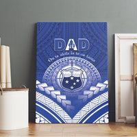 Samoa Happy Father's Day Canvas Wall Art Ou Te Alofa Ia Te Oe Tama Dad Polynesian Tribal