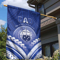 Samoa Happy Father's Day Garden Flag Ou Te Alofa Ia Te Oe Tama Dad Polynesian Tribal