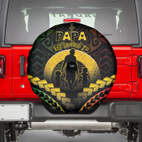Vanuatu Happy Father's Day Spare Tire Cover Mi Lavem Yu Papa Polynesian Tribal