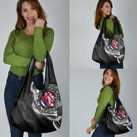 Hawaii Flag Day Grocery Bag Hawaiian Maile Lei