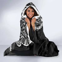 Hawaii Flag Day Hooded Blanket Hawaiian Maile Lei