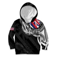 Hawaii Flag Day Kid Hoodie Hawaiian Maile Lei