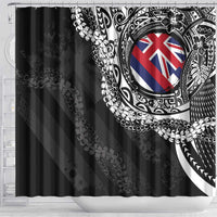 Hawaii Flag Day Shower Curtain Hawaiian Maile Lei