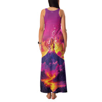 Hawaii Kilauea Volcano Family Matching Tank Maxi Dress and Hawaiian Shirt There Is Pele Goddess Of The Volcano - Polynesian Pride