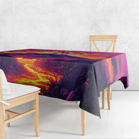 Hawaii Kilauea Volcano Tablecloth There Is Pele Goddess Of The Volcano - Polynesian Pride