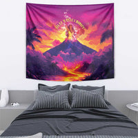 Hawaii Kilauea Volcano Tapestry There Is Pele Goddess Of The Volcano - Polynesian Pride