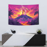 Hawaii Kilauea Volcano Tapestry There Is Pele Goddess Of The Volcano - Polynesian Pride