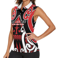 New Zealand Maori Language Week Women Sleeveless Polo Shirt Mo Ake Tonu Te Reo