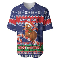New Zealand Christmas Baseball Jersey Kiwi-sh You A Merry Christmas - Polynesian Pride