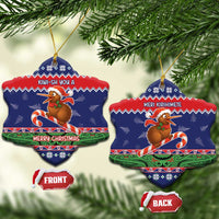 New Zealand Christmas Ceramic Ornament Kiwi-sh You A Merry Christmas - Polynesian Pride